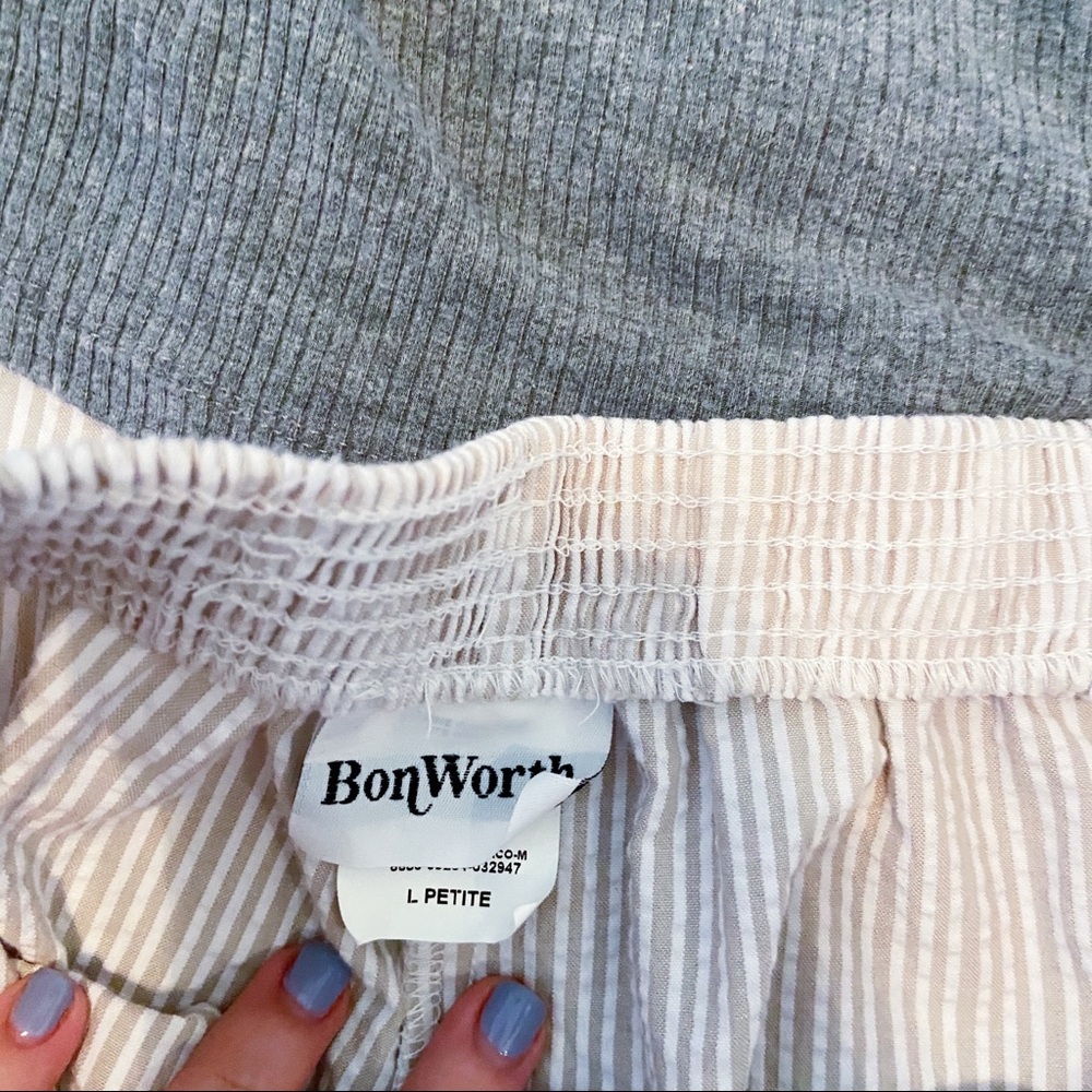 Striped Linen Pants - Picture 3 of 3